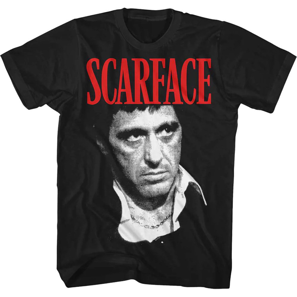 Tony Montana Closeup Scarface Tshirt
